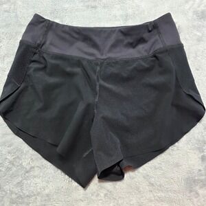 Athleta Women XS Black Run With It 3.5" Short 530651 Athletic Running Pocket